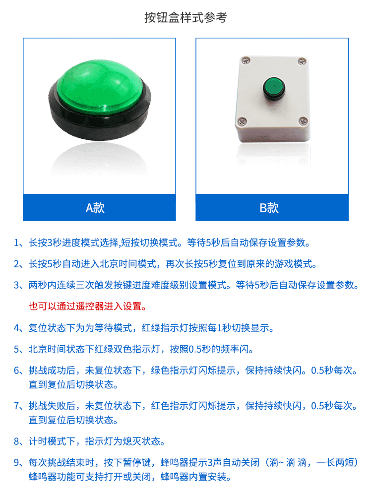 LED計時器按鈕盒介紹 LED計時器按鈕盒介紹