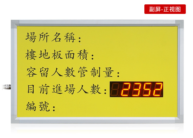 人流量計數(shù)器看板產(chǎn)品實拍 人流量計數(shù)器看板產(chǎn)品實拍