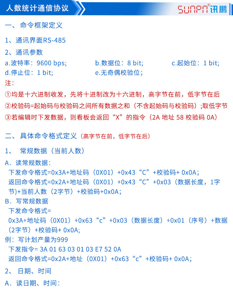 客流量LED通訊看板通信協(xié)議 客流量LED通訊看板通信協(xié)議
