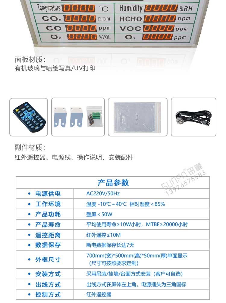 空氣品質(zhì)電子看板產(chǎn)品參數(shù) 空氣品質(zhì)電子看板產(chǎn)品參數(shù)