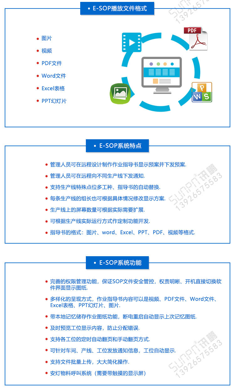 E-SOP電子作業(yè)指導(dǎo)書(shū)系統(tǒng)特點(diǎn) E-SOP電子作業(yè)指導(dǎo)書(shū)系統(tǒng)特點(diǎn)