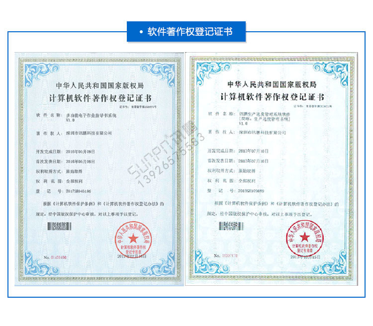 E-SOP電子作業(yè)指導(dǎo)書(shū)軟件登記證書(shū) E-SOP電子作業(yè)指導(dǎo)書(shū)軟件登記證書(shū)