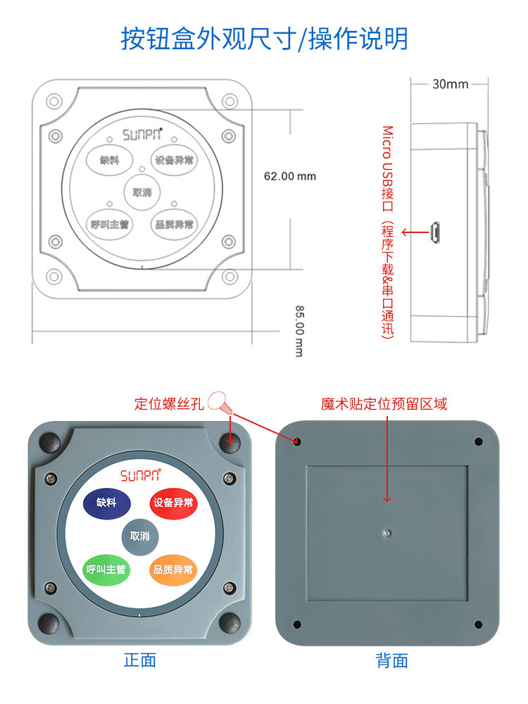 無線安燈按鈕盒產(chǎn)品實拍 無線安燈按鈕盒產(chǎn)品實拍