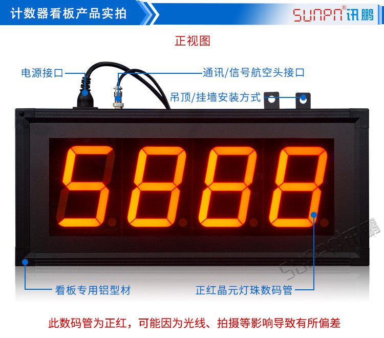 LED計數(shù)器看板產(chǎn)品實拍 LED計數(shù)器看板產(chǎn)品實拍