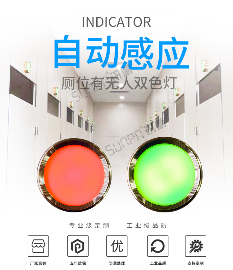 公廁有人無(wú)人狀態(tài)顯示燈產(chǎn)品介紹 公廁有人無(wú)人狀態(tài)顯示燈產(chǎn)品介紹