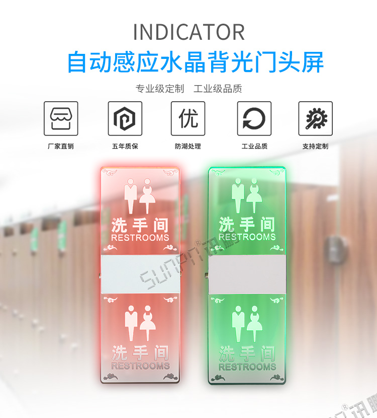 廁位狀態(tài)門頭屏產(chǎn)品介紹 廁位狀態(tài)門頭屏產(chǎn)品介紹