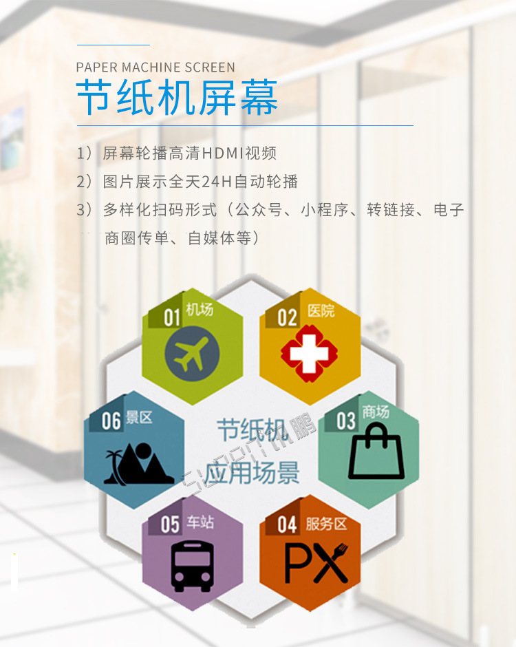 公廁環(huán)保節(jié)紙機(jī)產(chǎn)品功能
