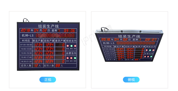 工廠車間看板系統(tǒng)產(chǎn)品實(shí)拍 工廠車間看板系統(tǒng)產(chǎn)品實(shí)拍