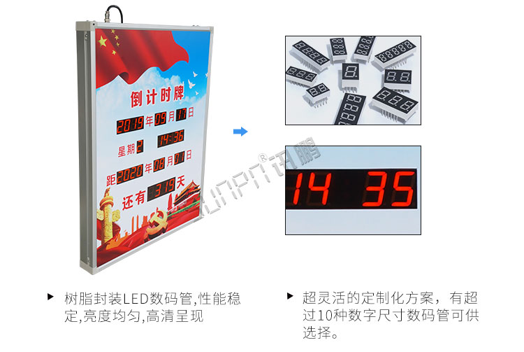倒計(jì)時(shí)牌材質(zhì)說明 倒計(jì)時(shí)牌材質(zhì)說明