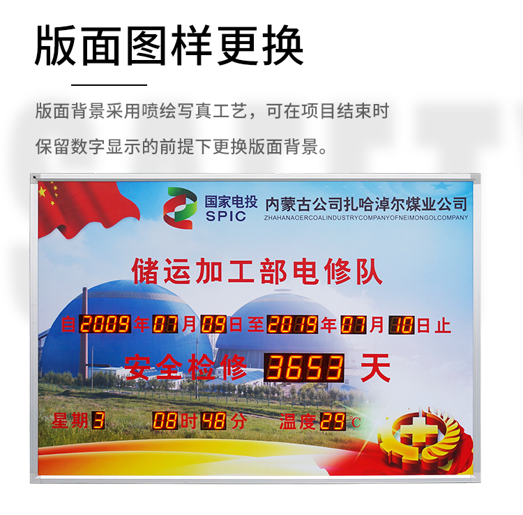 安全天數(shù)記錄牌版面介紹 安全天數(shù)記錄牌版面介紹