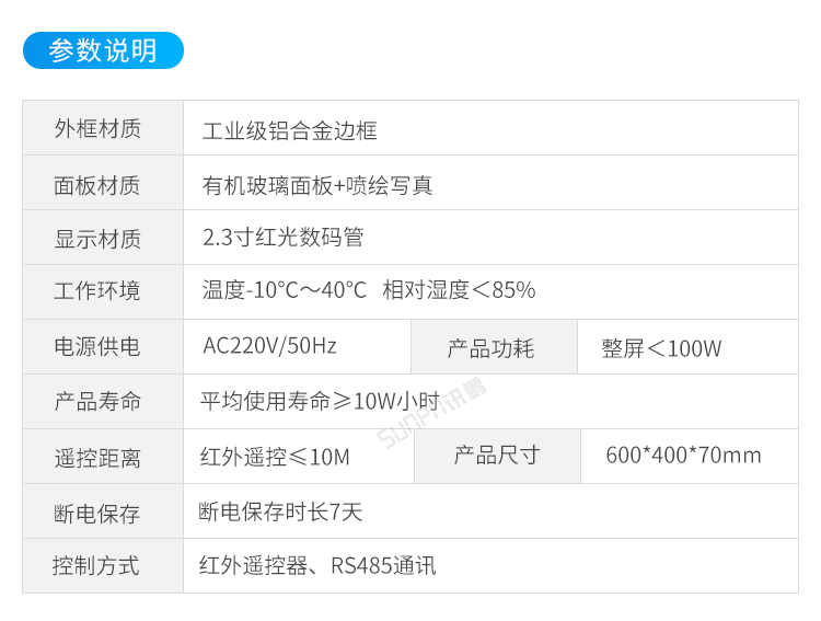 LED溫濕度屏產(chǎn)品參數(shù) LED溫濕度屏產(chǎn)品參數(shù)