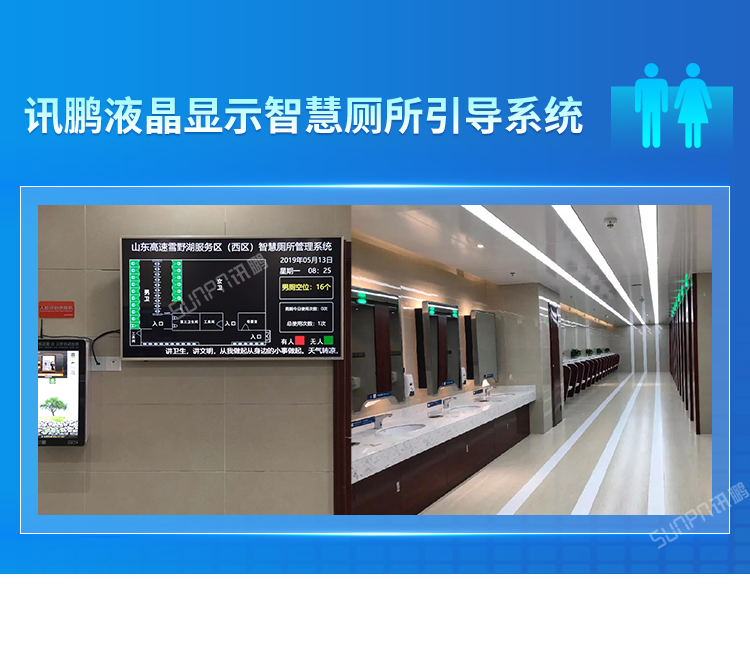 訊鵬液晶顯示智慧廁所引導系統(tǒng) 訊鵬液晶顯示智慧廁所引導系統(tǒng)