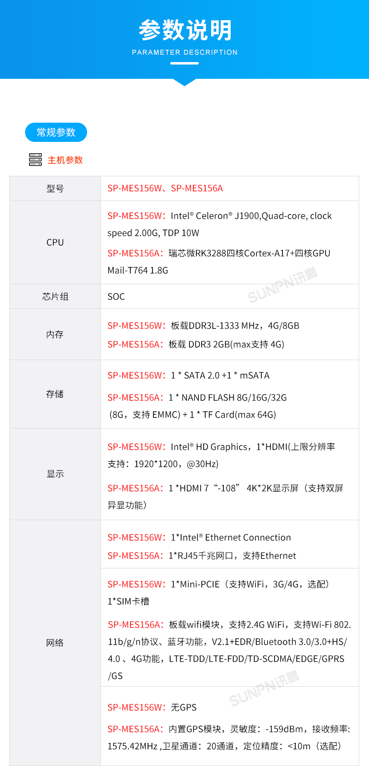 MES系統(tǒng)工業(yè)平板-參數(shù)說明 MES系統(tǒng)工業(yè)平板-參數(shù)說明