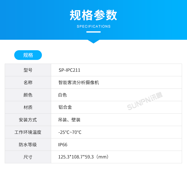 商場人流量統(tǒng)計(jì)攝像頭-規(guī)格參數(shù) 商場人流量統(tǒng)計(jì)攝像頭-規(guī)格參數(shù)