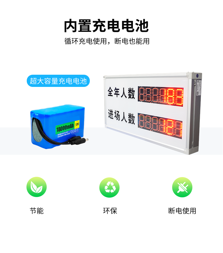客流量統(tǒng)計(jì)系統(tǒng)-內(nèi)置充電電池 客流量統(tǒng)計(jì)系統(tǒng)-內(nèi)置充電電池