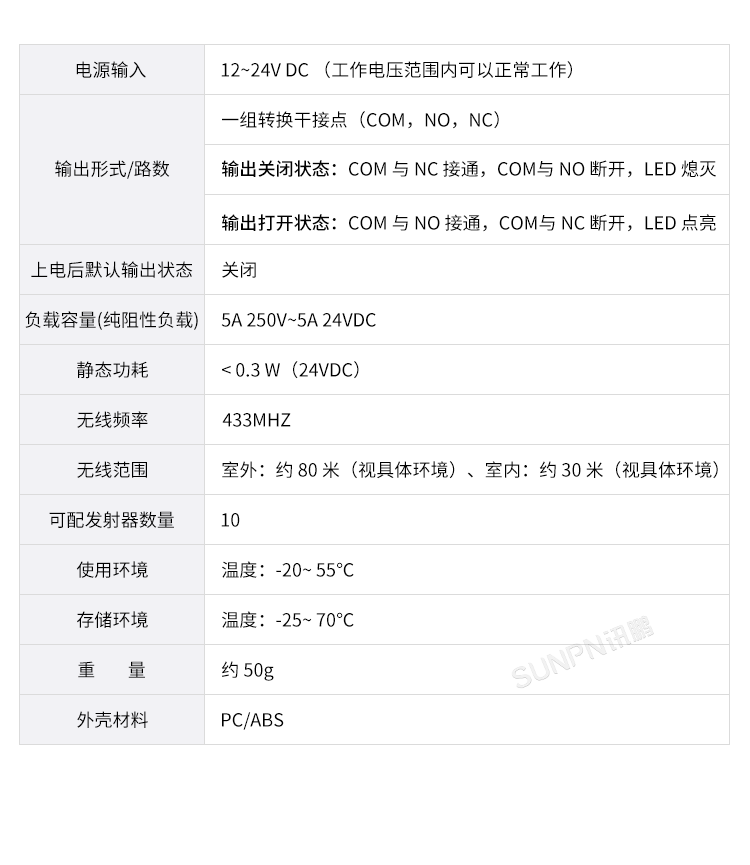 免供電門鎖開關(guān)感應(yīng)器-接收器 免供電門鎖開關(guān)感應(yīng)器-接收器