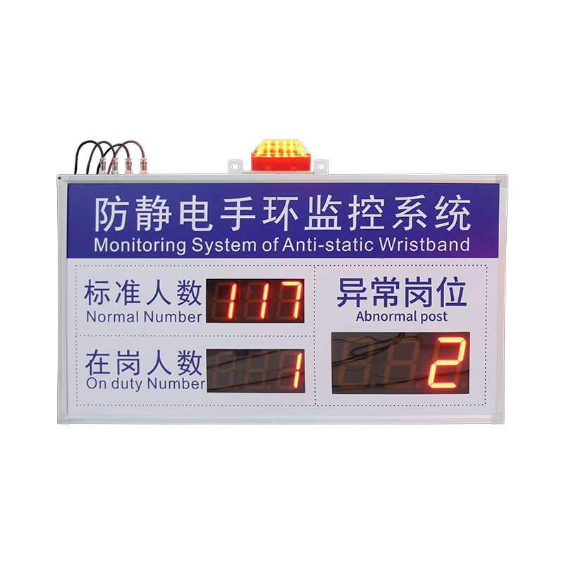 防靜電手環(huán)監(jiān)控系統(tǒng)_防靜電監(jiān)控儀手環(huán)佩戴監(jiān)測報警看板管理系統(tǒng)