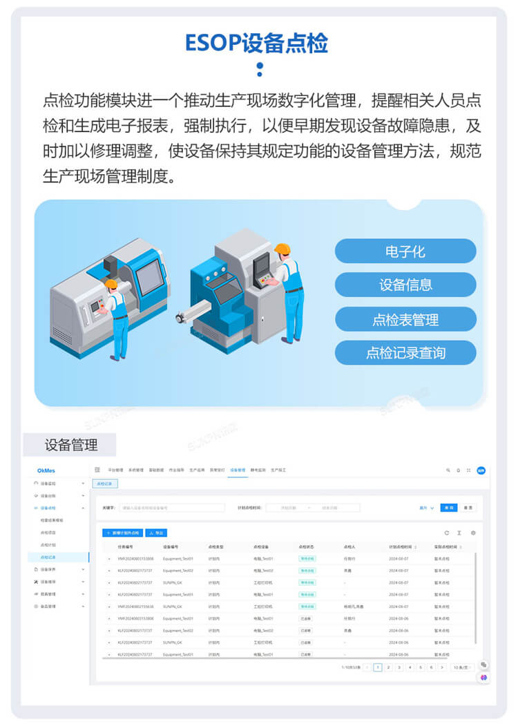 ESOP系統(tǒng)-設備點檢模塊