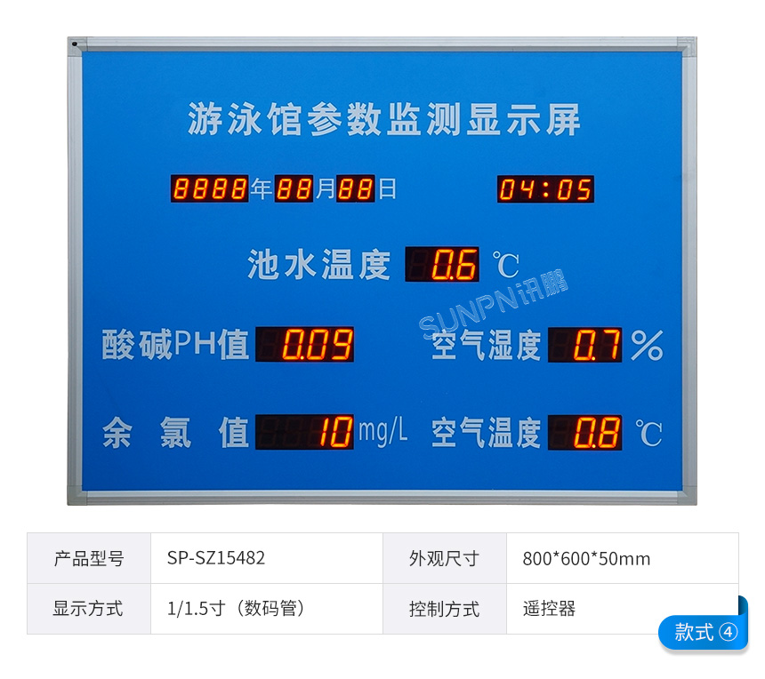 訊鵬水質(zhì)監(jiān)測顯示屏-款式參考 訊鵬水質(zhì)監(jiān)測顯示屏-款式參考