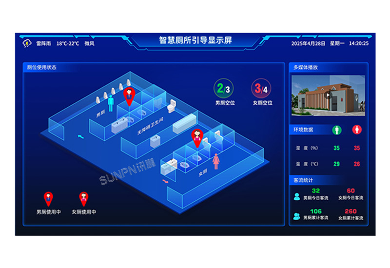 南京溧水景區(qū)智慧公廁管理系統(tǒng)_訊鵬科技
