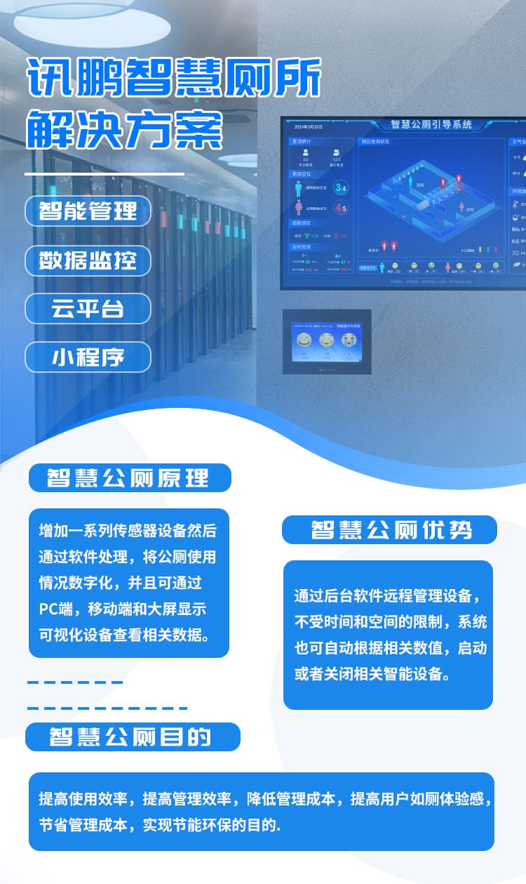 智慧廁所系統(tǒng)解決方案介紹 智慧廁所系統(tǒng)解決方案介紹